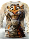 Men's 3D Animal Print Funny Casual O-Neck Graphic Top - Adult & Kids T-Shirts, Sweatshirts & Hoodies apparel design preview 1
