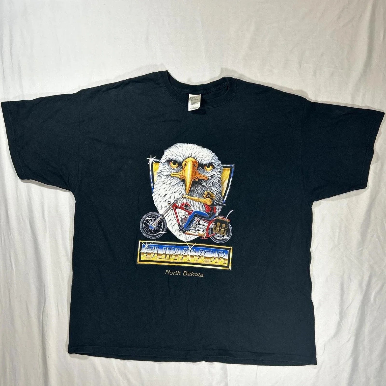 Vintage Y2K biker graphic - Adult & Kids T-Shirts, Sweatshirts & Hoodies apparel design preview 1