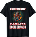 Sarcastic Bookworm Please I'm A Book Dragon - Adult & Kids T-Shirts, Sweatshirts & Hoodies apparel design preview 1