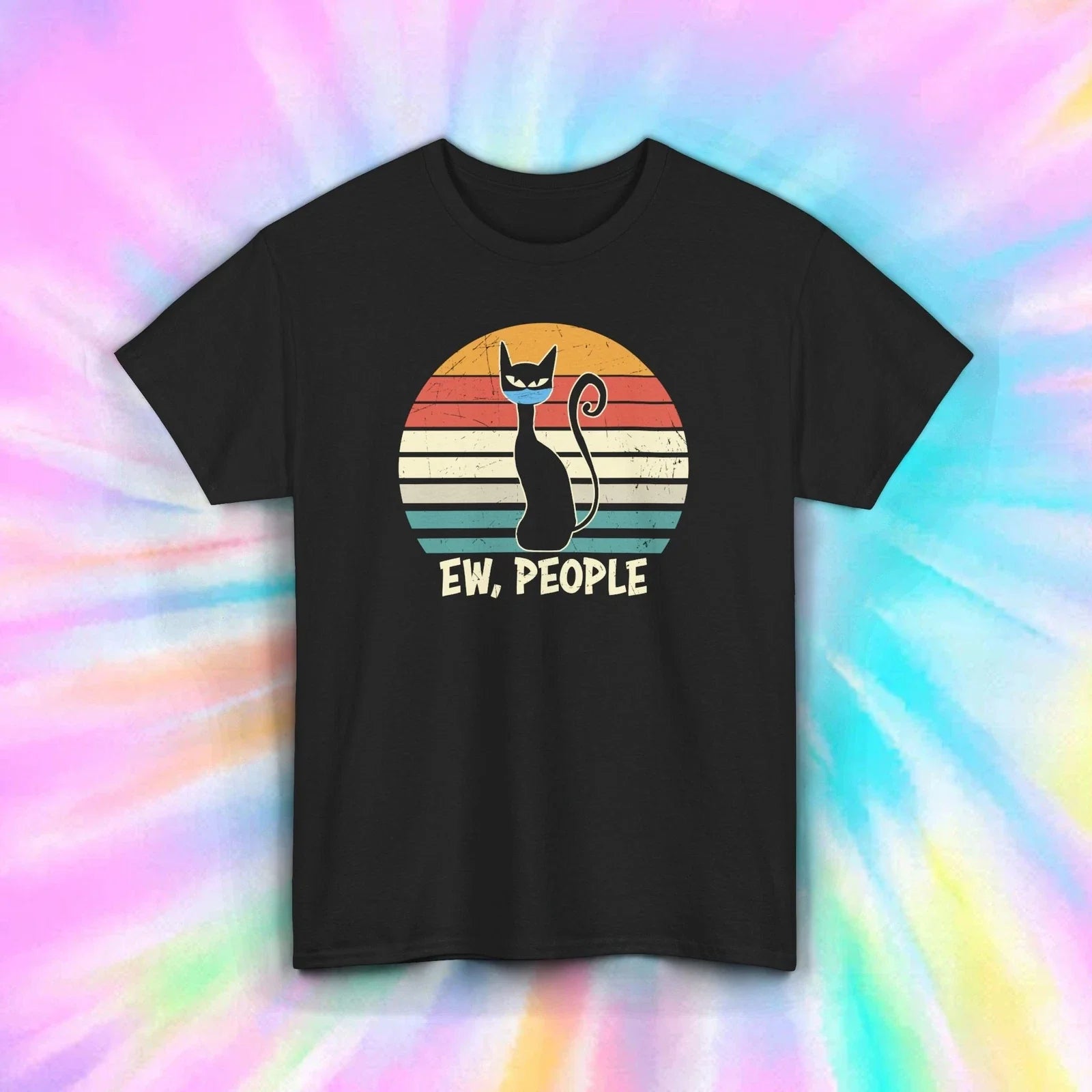 Ew People Funny Introvert Cat Lover Sarcastic Gift - Adult & Kids T-Shirts, Sweatshirts & Hoodies apparel design preview 1