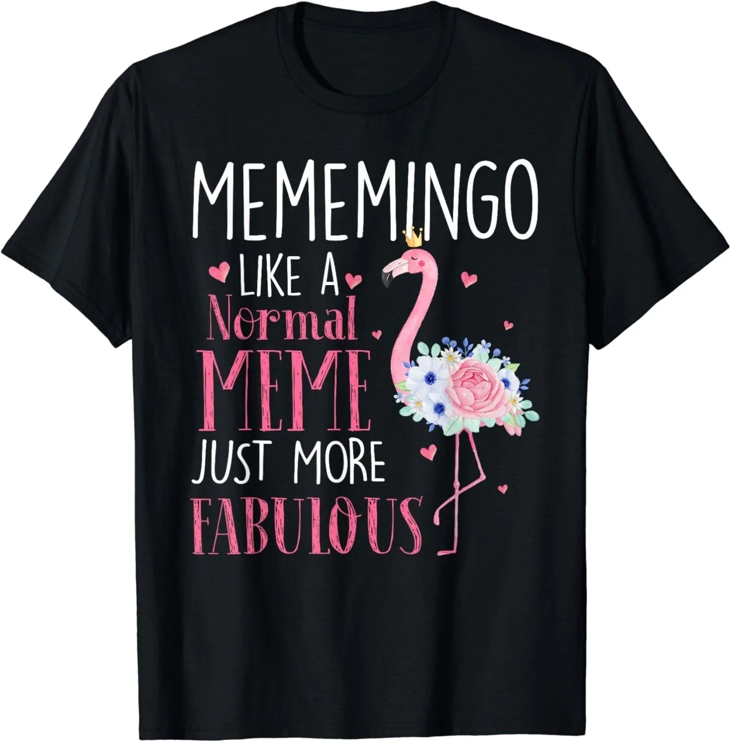 Flamingo Mememingo like a normal Meme Gifts Funny - Adult & Kids T-Shirts, Sweatshirts & Hoodies apparel design preview 1