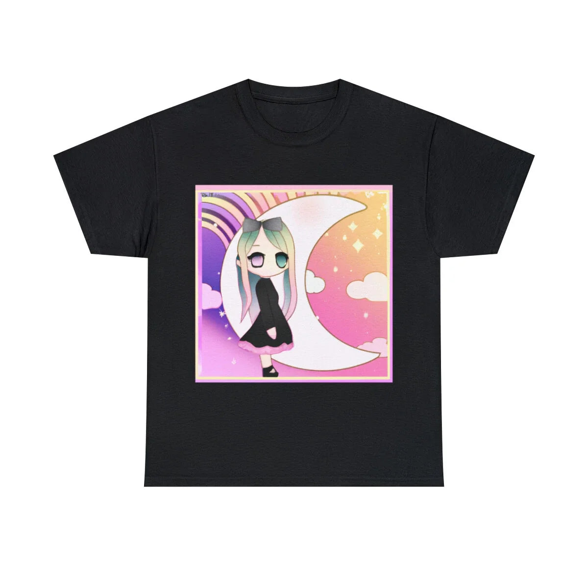 Cute Chibi Kawaii Anime Pastel Goth Unisex Adults NEW - Adult & Kids T-Shirts, Sweatshirts & Hoodies apparel design preview 1