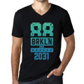 Men's Graphic V Neck Brkln Since 2031 Eco-Friendly - Adult & Kids T-Shirts, Sweatshirts & Hoodies apparel design preview 1