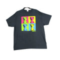 Geico Gecko Pop Art Graphic Mens XL Black Neon Warhol - Adult & Kids T-Shirts, Sweatshirts & Hoodies apparel design preview 1