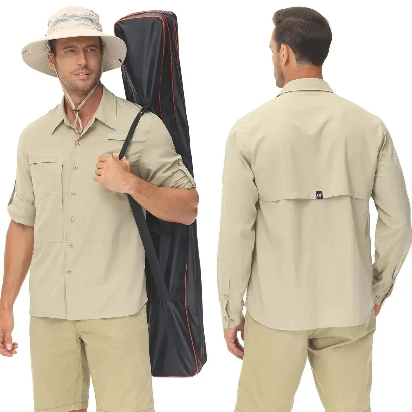Men UPF 50+ Fishing Sun Protection Hiking Tactical - Adult & Kids T-Shirts, Sweatshirts & Hoodies apparel design preview 1