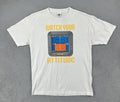 Vintage Alstyle Y2K Large White Attitude Meter Funny - Adult & Kids T-Shirts, Sweatshirts & Hoodies apparel design preview 1