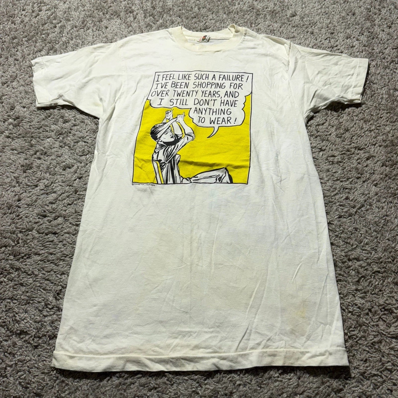 Vintage 80s Roy Lichtenstein Pop Art Funny Shopping - Adult & Kids T-Shirts, Sweatshirts & Hoodies apparel design preview 1