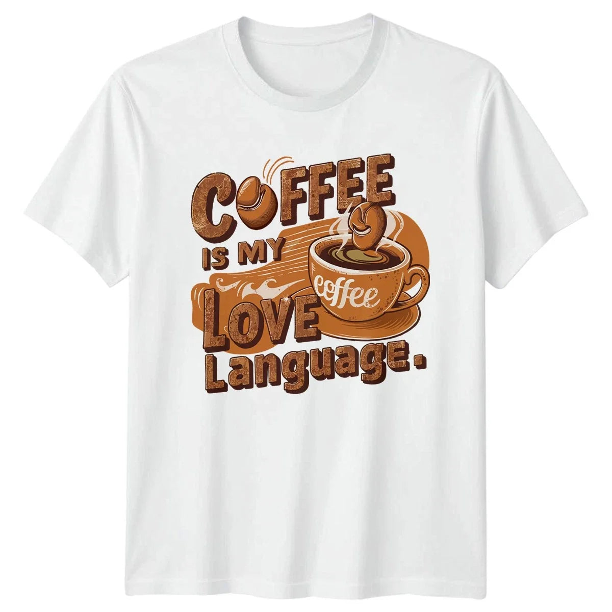 Coffee Is My Love Language Lovers Gift For Him And - Adult & Kids T-Shirts, Sweatshirts & Hoodies apparel design preview 1