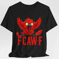 Funny Angry Red Bird F-CAW-F Sarcastic Humor Parody - Adult & Kids T-Shirts, Sweatshirts & Hoodies apparel design preview 1