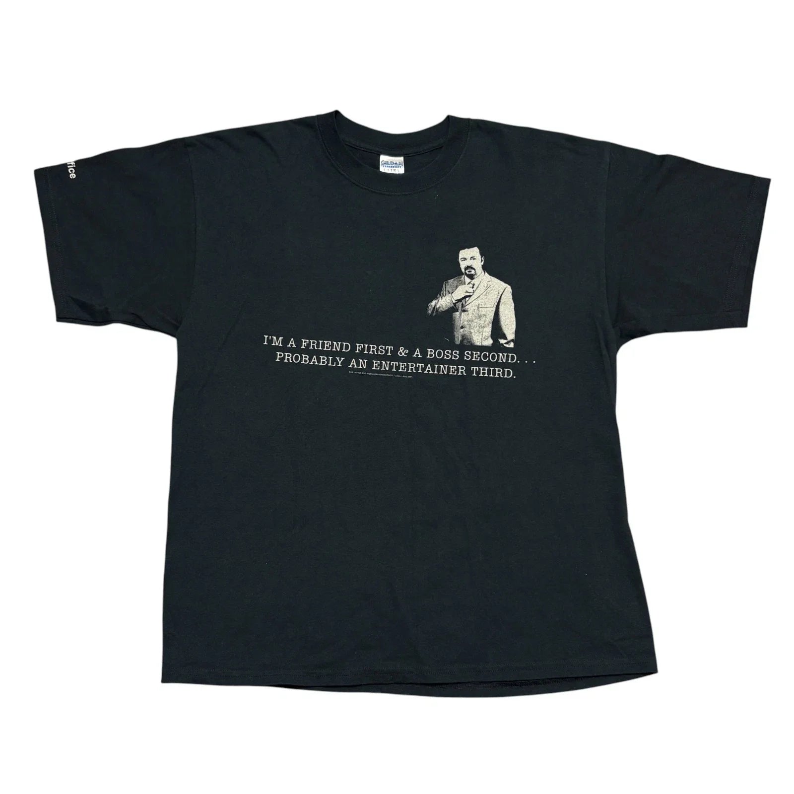 Vintage The Office XL Black Y2K Tv Show Humor Comedy - Adult & Kids T-Shirts, Sweatshirts & Hoodies apparel design preview 1