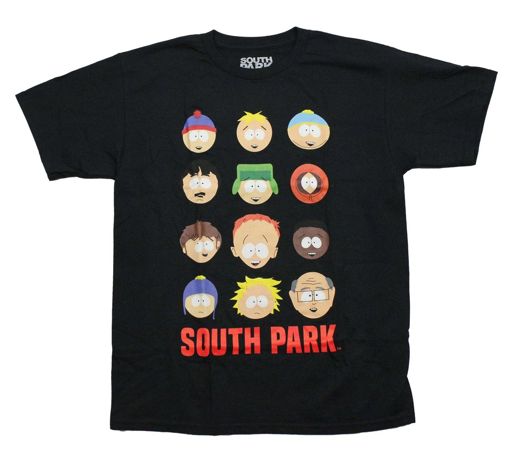 South Park New Cast 12 Head Shots - Adult & Kids T-Shirts, Sweatshirts & Hoodies apparel design preview 1