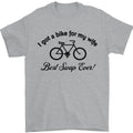 Cycling A Bike for My Wife Cyclist Funny Mens 100% - Adult & Kids T-Shirts, Sweatshirts & Hoodies apparel design preview 1