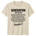 Generation 1965 X 1980 Survivors Gen Nostalgia - Adult & Kids T-Shirts, Sweatshirts & Hoodies apparel design preview 1