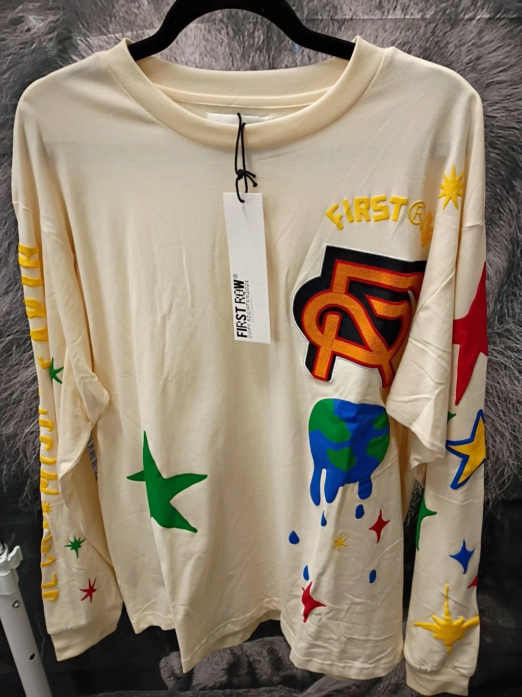 First Row Cream Out Of This World Men's Size XL - Adult & Kids T-Shirts, Sweatshirts & Hoodies apparel design preview 1
