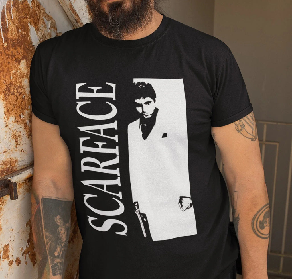 Scarface Tony Montana Al Pacino Movie Poster - Adult & Kids T-Shirts, Sweatshirts & Hoodies apparel design preview 1
