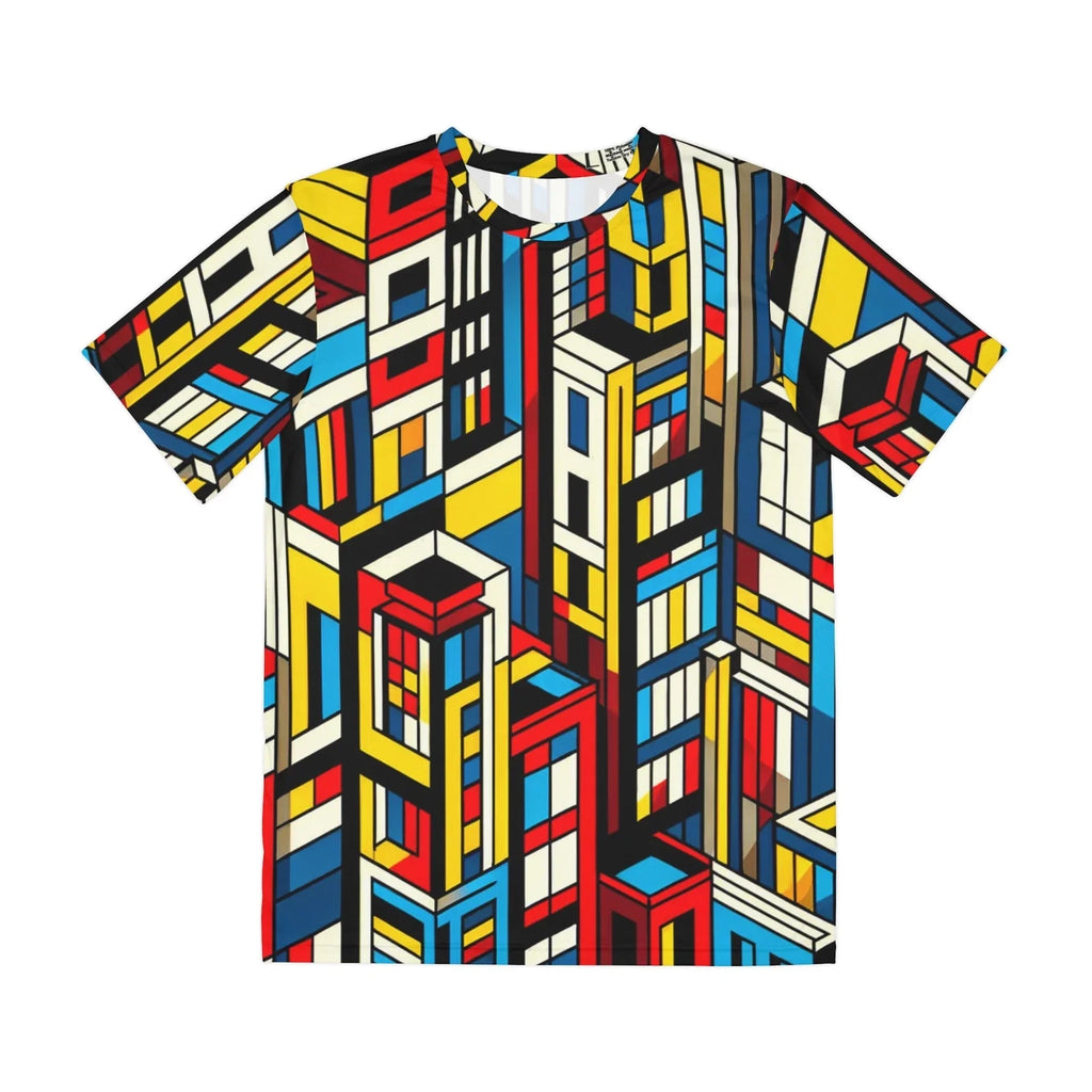 All Over Print Geometric Pop Art Cityscape Bold - Adult & Kids T-Shirts, Sweatshirts & Hoodies apparel design preview 1