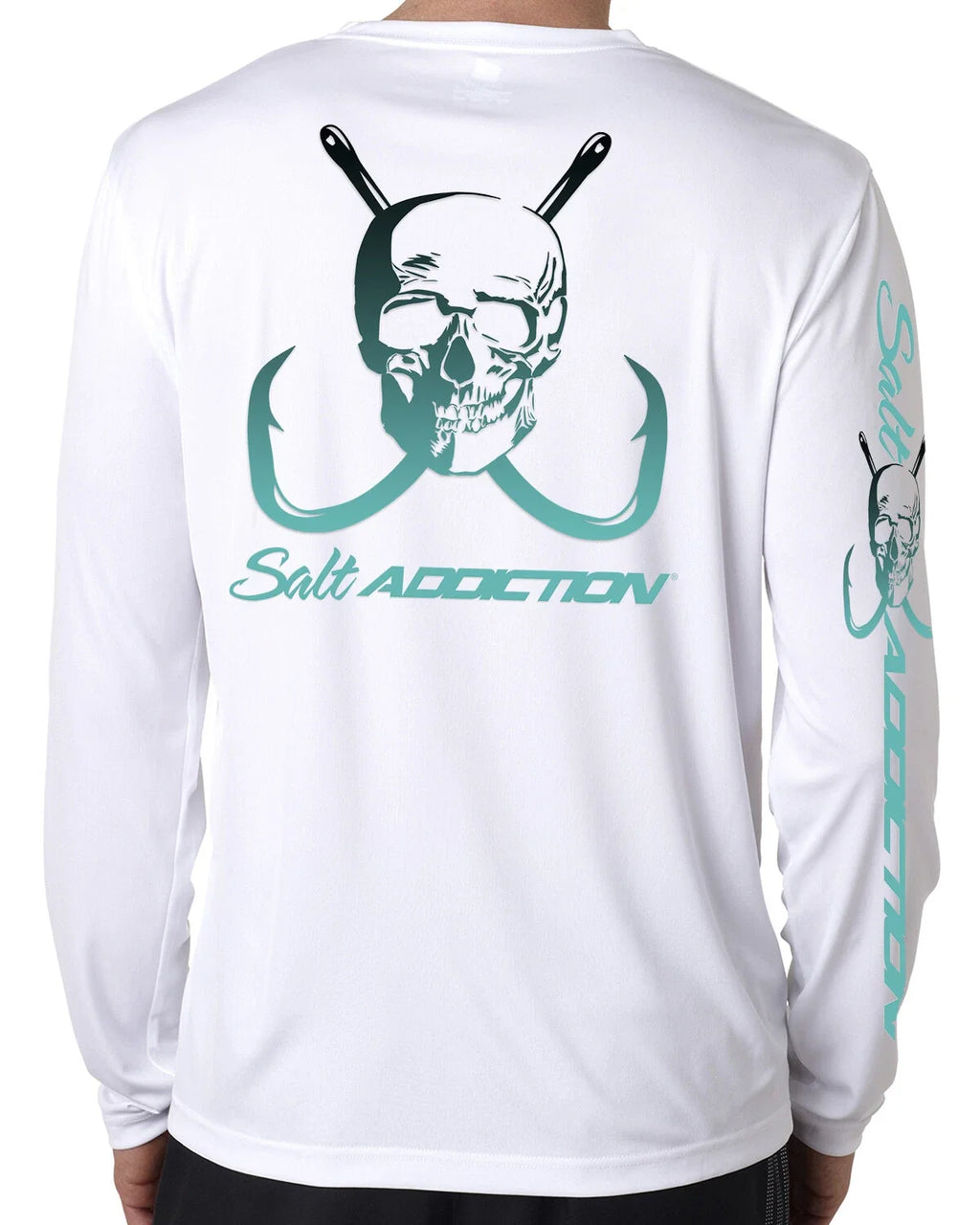 Salt Addiction performance microfiber saltwater uv - Adult & Kids T-Shirts, Sweatshirts & Hoodies apparel design preview 1