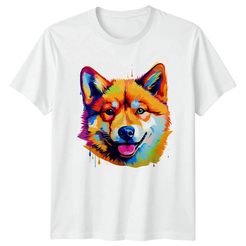 Colorful Shiba Inu Face Dog Lover Gift For Him And - Adult & Kids T-Shirts, Sweatshirts & Hoodies apparel design preview 1