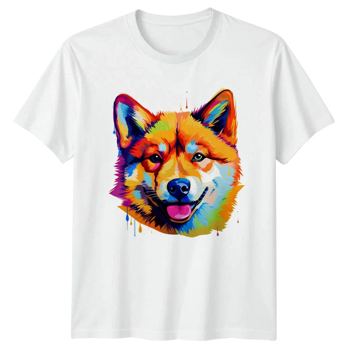 Colorful Shiba Inu Face Dog Lover Gift For Him And - Adult & Kids T-Shirts, Sweatshirts & Hoodies apparel design preview 1