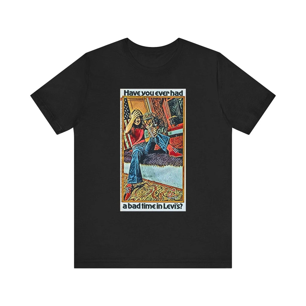 Levi's Retro Ad Art Graphic Print Crewneck Gift NEW - Adult & Kids T-Shirts, Sweatshirts & Hoodies apparel design preview 1