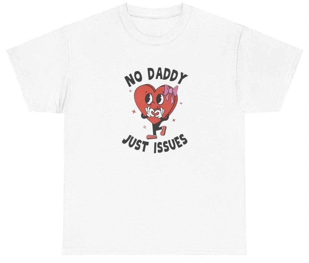 No Daddy Just Issues Funny Y2K Silly Gag Gift Trauma - Adult & Kids T-Shirts, Sweatshirts & Hoodies apparel design preview 1