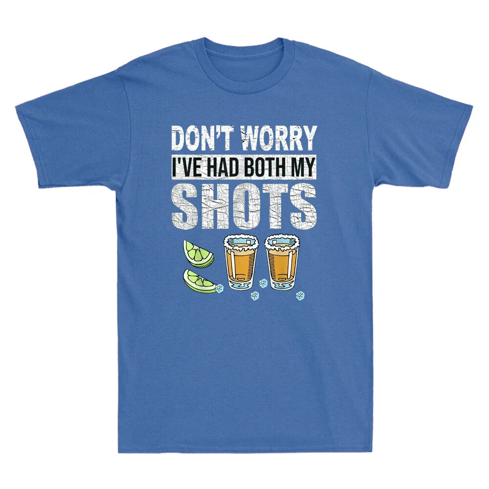 Don't worry I've had both my shots Funny Vaccination - Adult & Kids T-Shirts, Sweatshirts & Hoodies apparel design preview 1