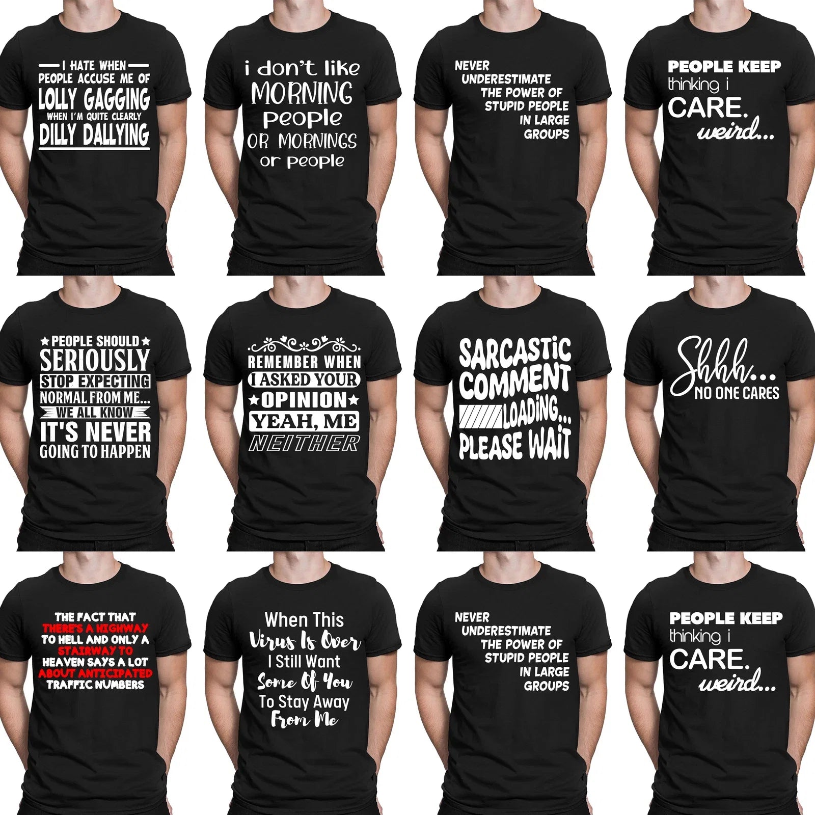 Funny Sarcastic Sarcasm Humour Joke Quote Novelty - Adult & Kids T-Shirts, Sweatshirts & Hoodies apparel design preview 1