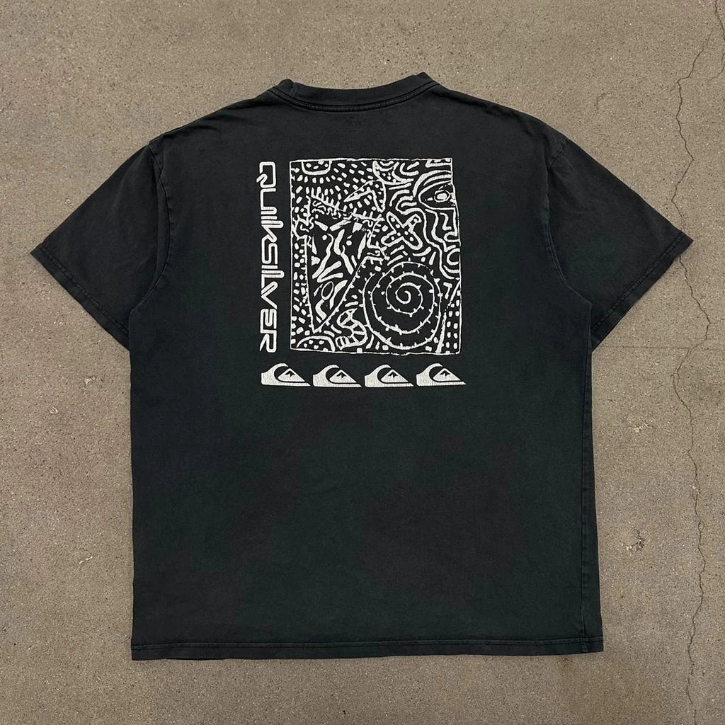 Y2K Quiksilver Spiral - Adult & Kids T-Shirts, Sweatshirts & Hoodies apparel design preview 1