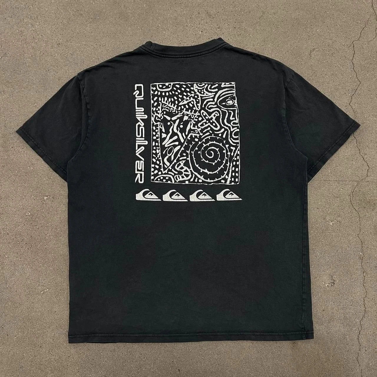 Y2K Quiksilver Spiral - Adult & Kids T-Shirts, Sweatshirts & Hoodies apparel design preview 1