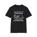 That's What I Do Read Books Drink Coffee Know Things - Adult & Kids T-Shirts, Sweatshirts & Hoodies apparel design preview 1