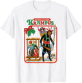 Steven Rhodes Holiday Fun with Krampus Retro Dark - Adult & Kids T-Shirts, Sweatshirts & Hoodies apparel design preview 1