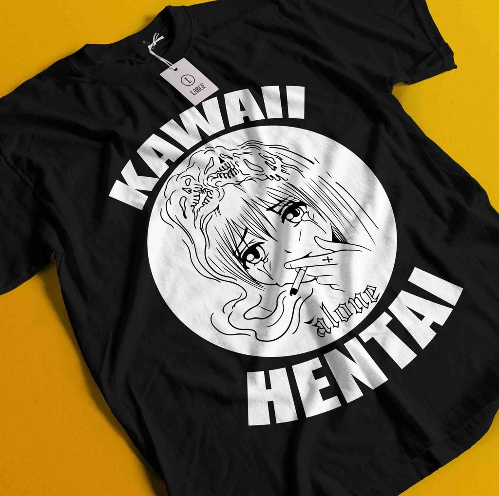 Ecchi Style Anime Japanese Graphic Manga Waifu Kawaii - Adult & Kids T-Shirts, Sweatshirts & Hoodies apparel design preview 1
