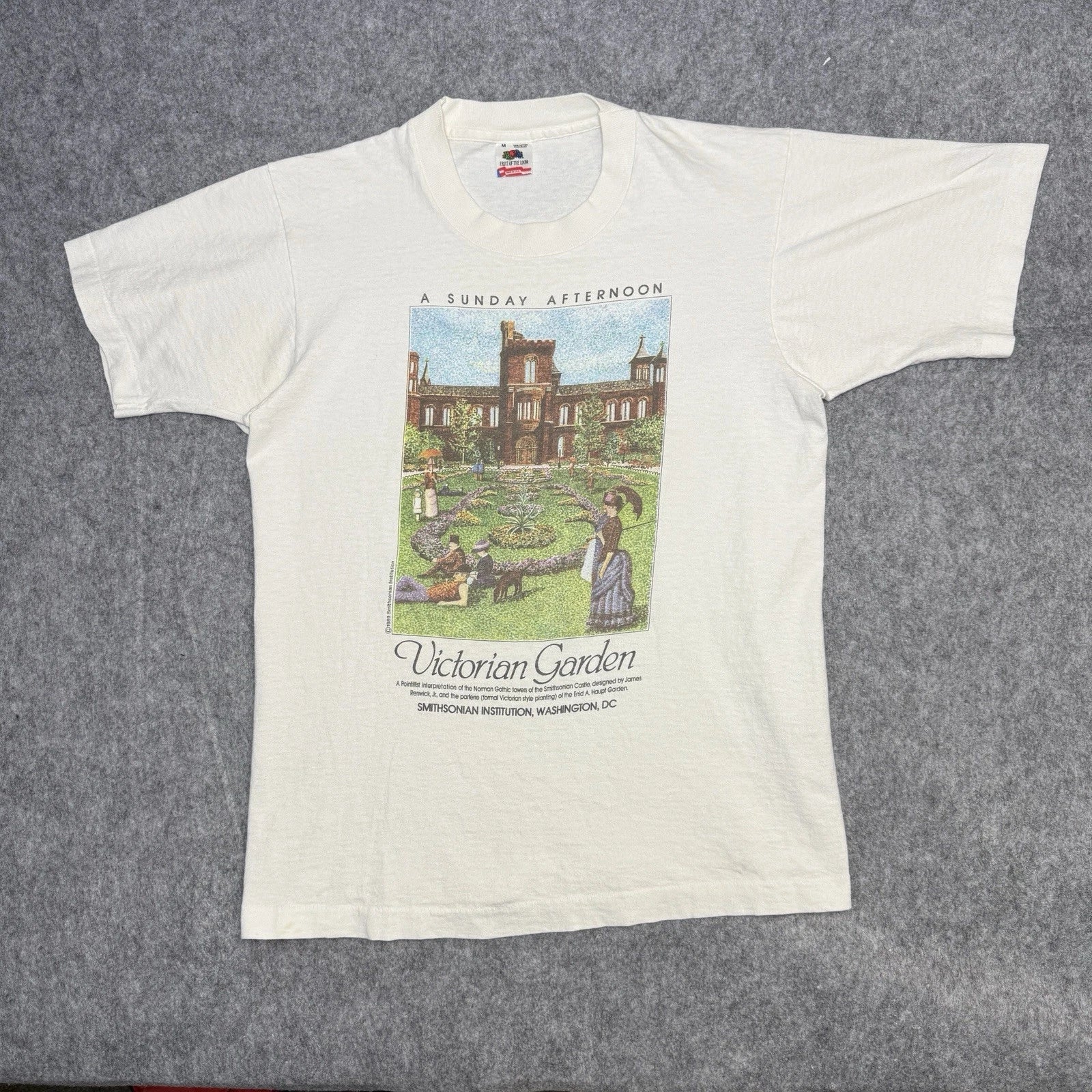 Vintage 80s a Sunday afternoon Victorian Garden - Adult & Kids T-Shirts, Sweatshirts & Hoodies apparel design preview 1