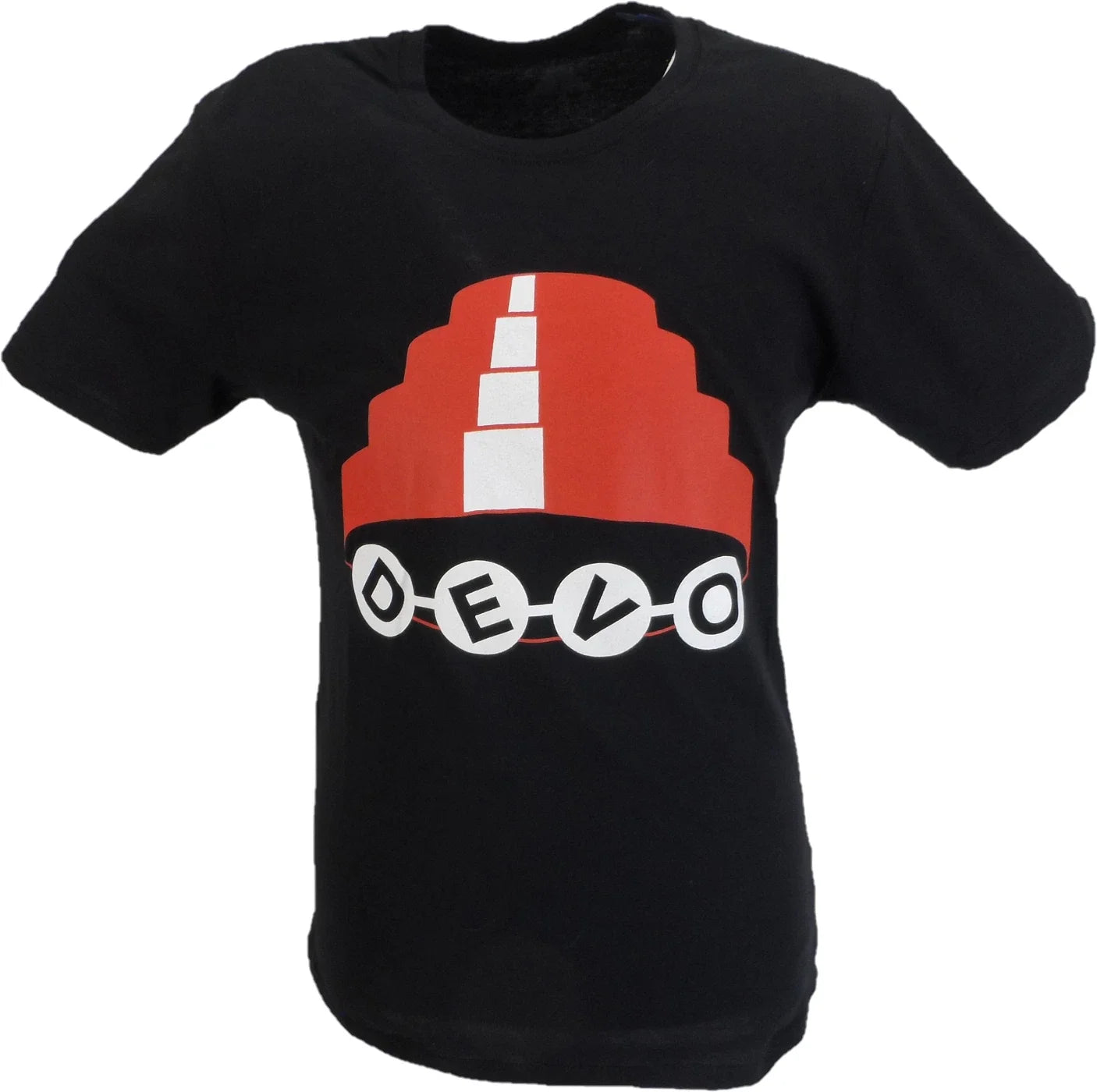 Mens Black Official DEVO Plantpot - Adult & Kids T-Shirts, Sweatshirts & Hoodies apparel design preview 1