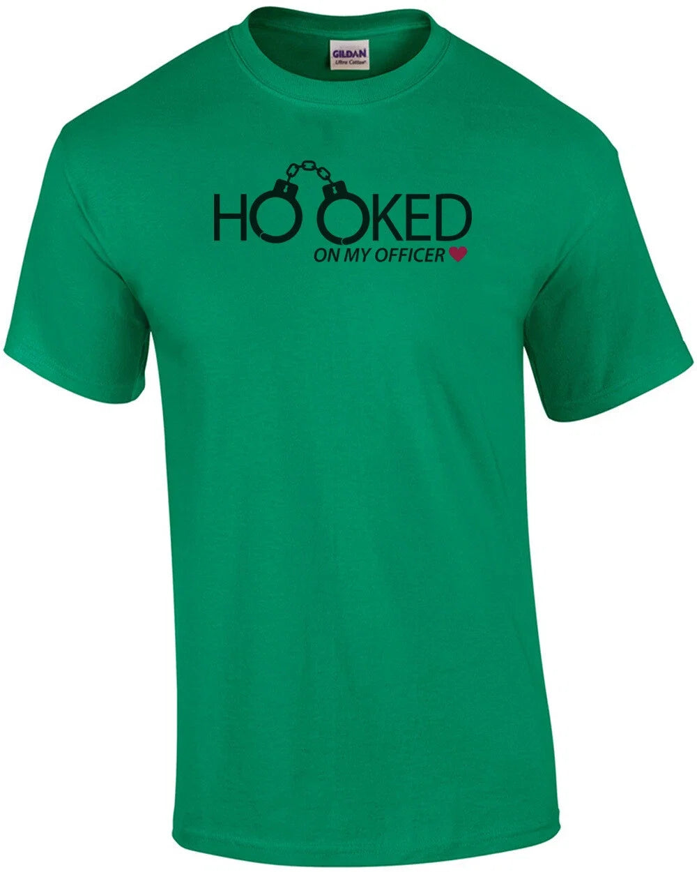 Hooked on my officer pro cop - Adult & Kids T-Shirts, Sweatshirts & Hoodies apparel design preview 1