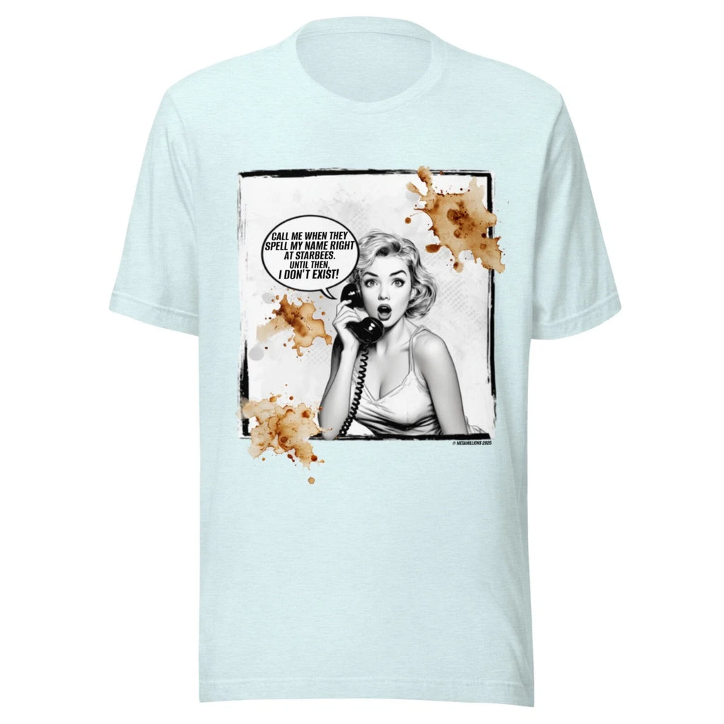 Vintage COFFEE FUNNY POP ART WOMAN ALL SIZES- HEATHER - Adult & Kids T-Shirts, Sweatshirts & Hoodies apparel design preview 1