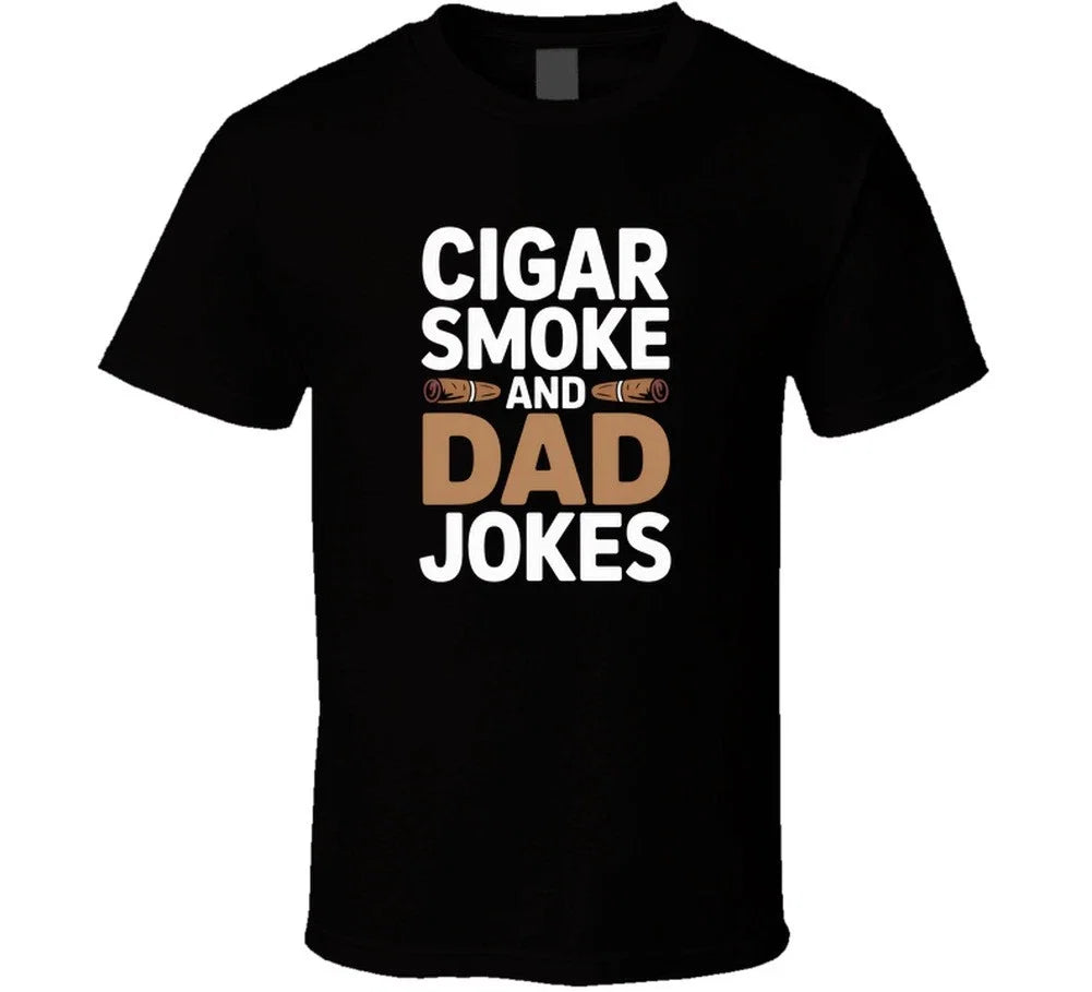 Cigar Smoke And Dad Jokes Fathers Day Ex - Adult & Kids T-Shirts, Sweatshirts & Hoodies apparel design preview 1