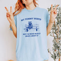 My Tummy Hurts Raccoon Funny Meme - Adult & Kids T-Shirts, Sweatshirts & Hoodies apparel design preview 1