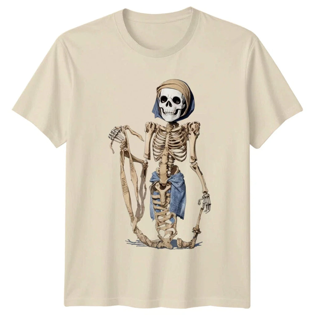 Vintage Skeleton Boho Gothic Art Halloween Gift For - Adult & Kids T-Shirts, Sweatshirts & Hoodies apparel design preview 1