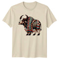 Tribal Buffalo Skeleton Art Boho Western Gift For Him - Adult & Kids T-Shirts, Sweatshirts & Hoodies apparel design preview 1