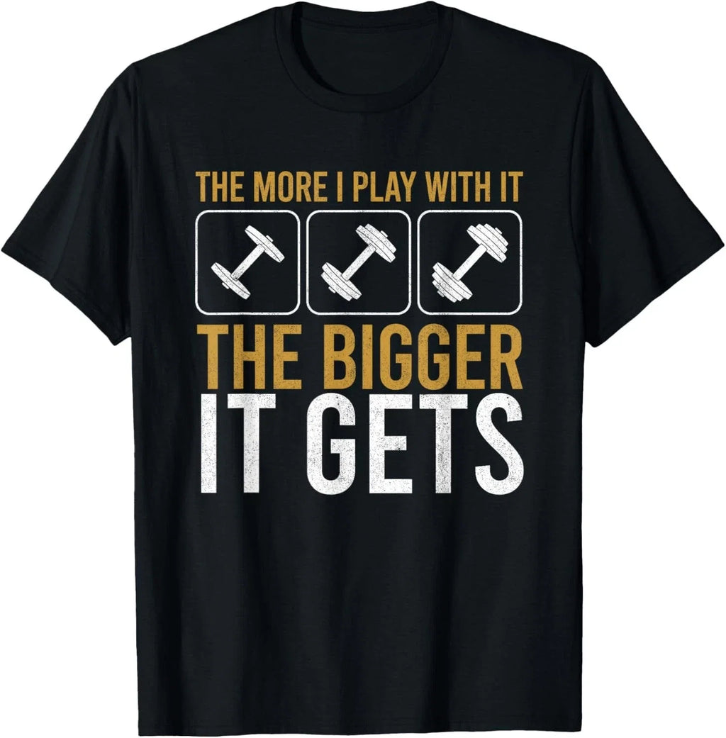 Muscles Get Bigger Bodybuilding Gym Workout - Adult & Kids T-Shirts, Sweatshirts & Hoodies apparel design preview 1