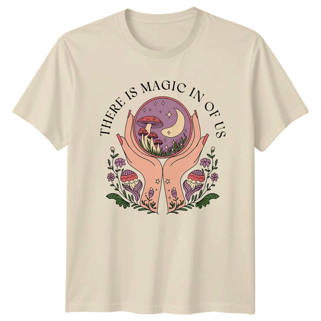 Magic In Us Crystal Ball Mushroom Boho Celestial - Adult & Kids T-Shirts, Sweatshirts & Hoodies apparel design preview 1