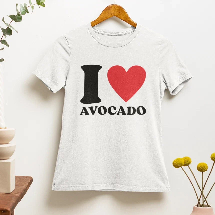 I Love Avocado y2k 2000s 90s vegetarian plants - Adult & Kids T-Shirts, Sweatshirts & Hoodies apparel design preview 1