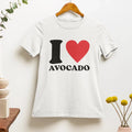I Love Avocado y2k 2000s 90s vegetarian plants - Adult & Kids T-Shirts, Sweatshirts & Hoodies apparel design preview 1