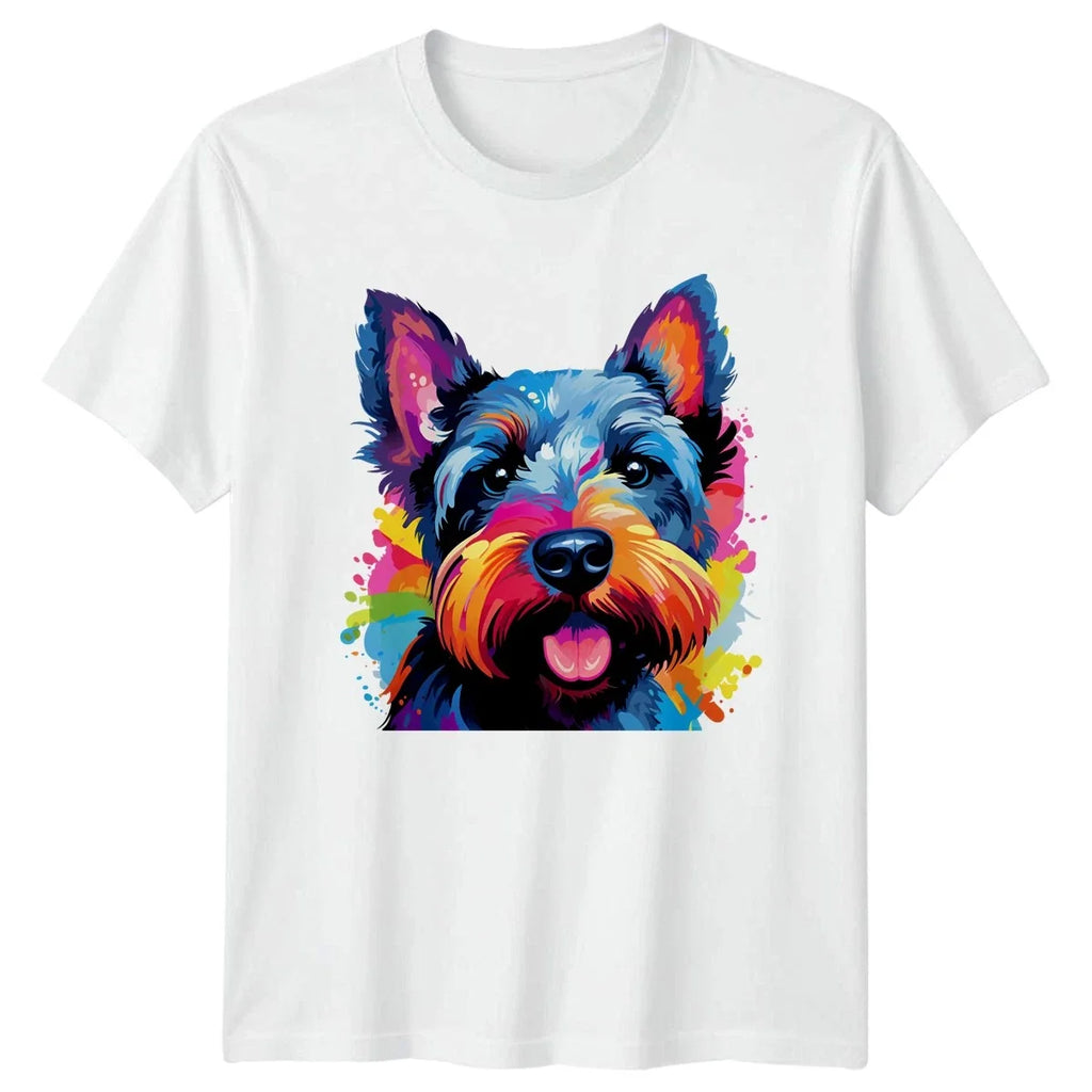 Colorful Terrier Dog Pet Lover - Adult & Kids T-Shirts, Sweatshirts & Hoodies apparel design preview 1