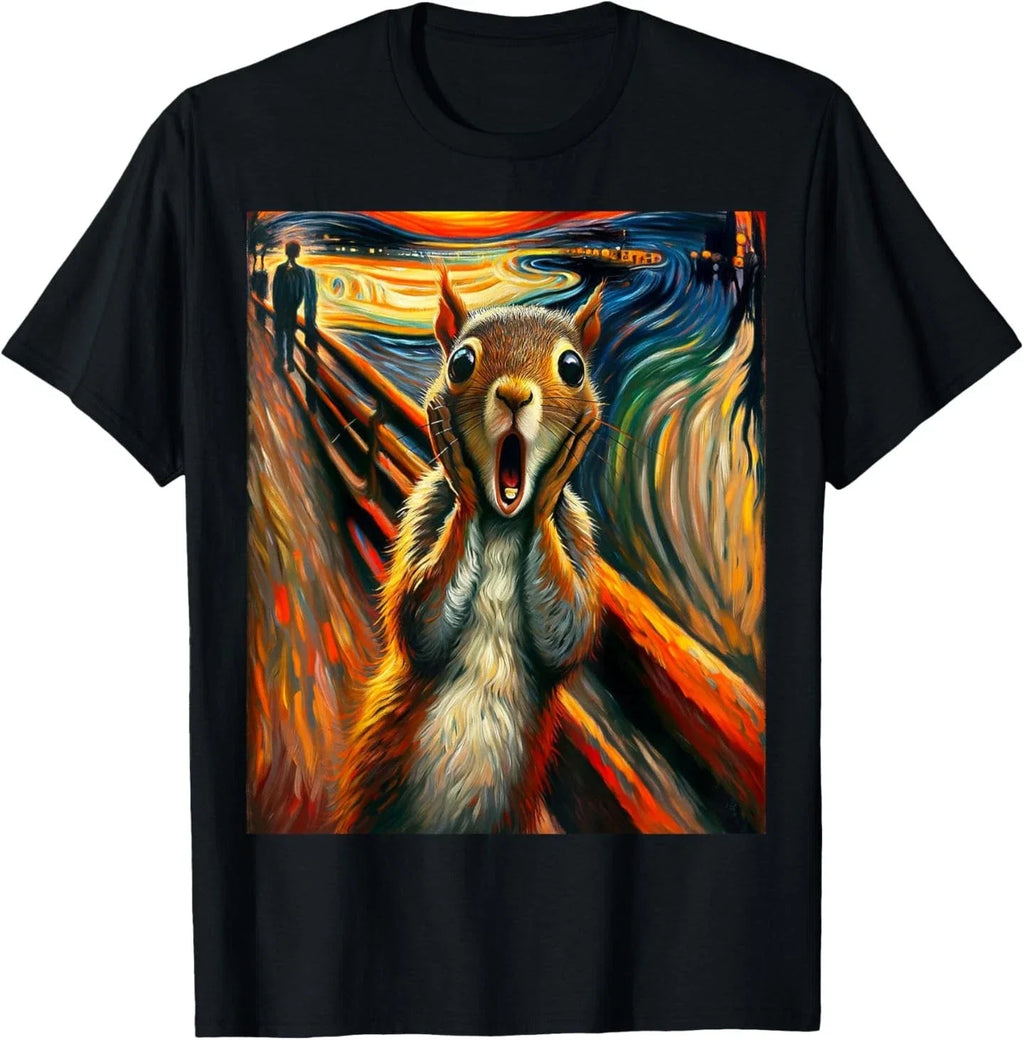 Expressionist Scream Animal Surreal Art Humor Funny - Adult & Kids T-Shirts, Sweatshirts & Hoodies apparel design preview 1