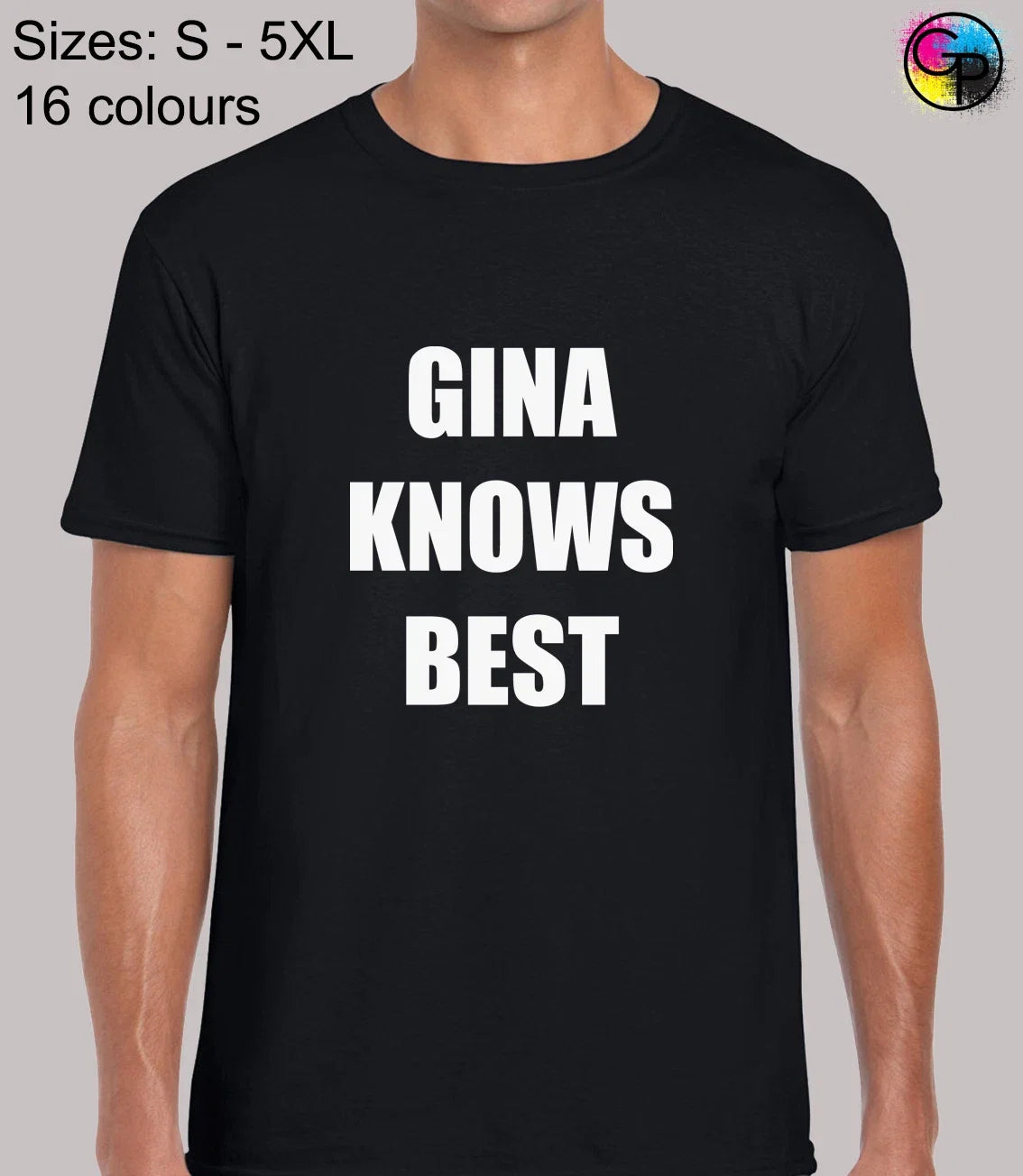 Gina Knows Best Comedy TV Show Inspired Novelty - Adult & Kids T-Shirts, Sweatshirts & Hoodies apparel design preview 1