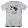 Betty Boop Jean Co Adult Unisex Short Sleeve Gray - Adult & Kids T-Shirts, Sweatshirts & Hoodies apparel design preview 1