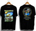 Iron' Maiden' Somewherre Back In Time World Tour 2008 - Adult & Kids T-Shirts, Sweatshirts & Hoodies apparel design preview 1