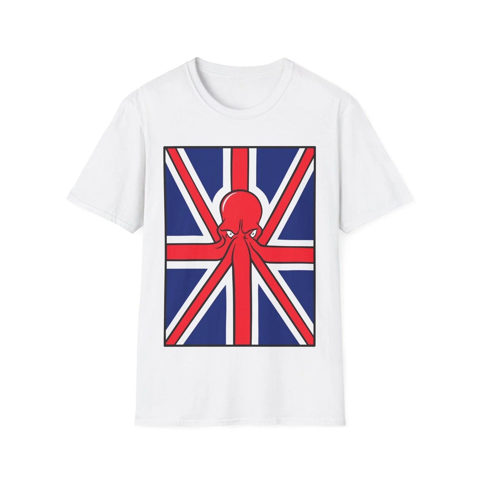 UK Flag Kraken Graphic Funny Union Jack Top, - Adult & Kids T-Shirts, Sweatshirts & Hoodies apparel design preview 1